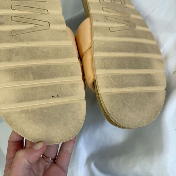 VIBAe Porto Leather Tan Unisex Slides Size 43 Portugal Quiet Luxury M 10 W 13 main image 6